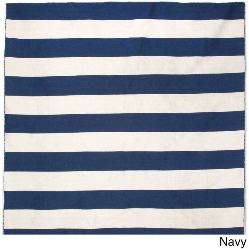 Liora Manne Sorrento Rugby Stripe Indoor/Outdoor Rug
