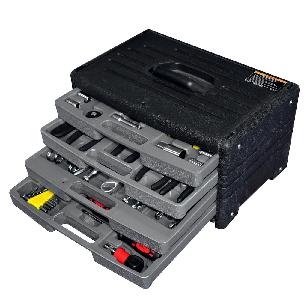 Worker 4-drawer Tool Chest with 105-piece Tool Kit