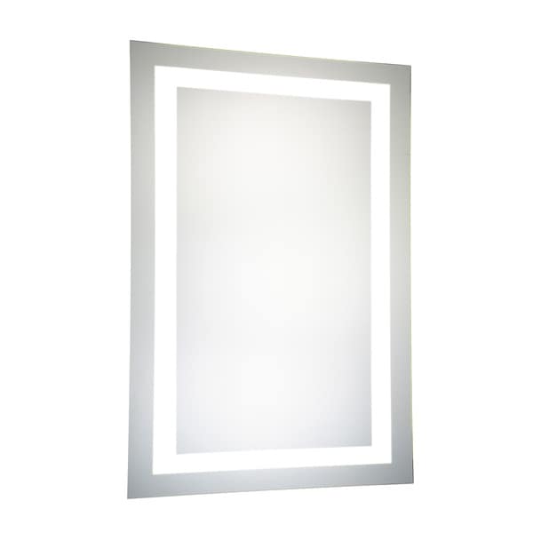 LED Hardwired Mirror Rectangle Dimmable 5000K - Silver