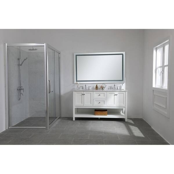LED Hardwired 24-inch x 40-inch Dimmable 5000K Mirror - 36W x 60H