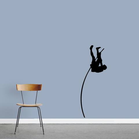 Pole Vaulter Medium Wall Decal