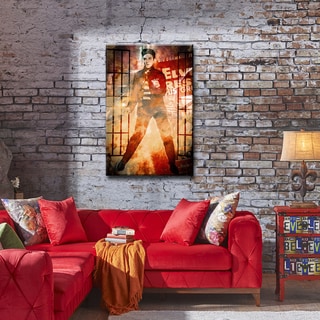 Iconic Elvis Jailhouse Rock ArtPlexi by Ready2HangArt - Multi-color