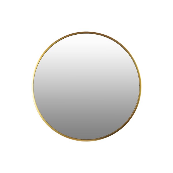 Gold Metal Round Wall Mirror with Rust Finish Free Shipping Today