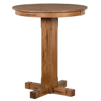 Sunny Designs Sedona 36" Round Pub Table, 42"High - Oak