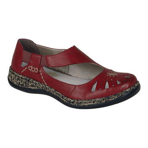 Shop Women's Rieker-Antistress Daisy 15 Rosso Leather - Free Shipping ...