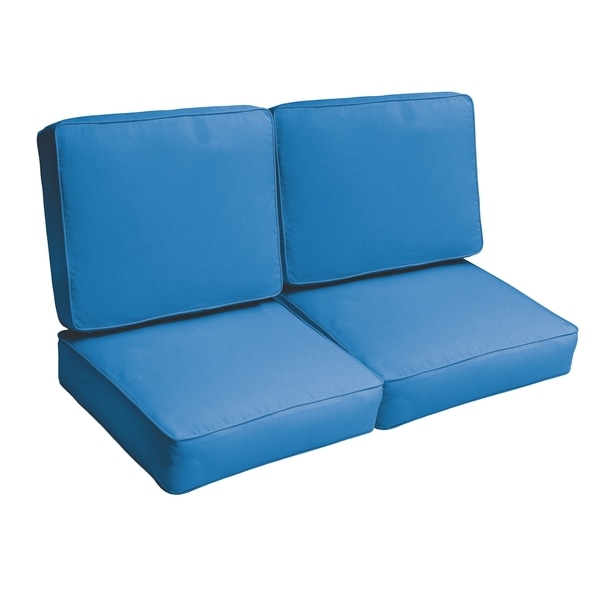 light blue cushions