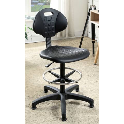 Furniture of America Giga Modern Black Height Adjustable Desk Chair