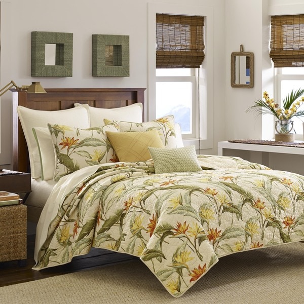 tommy bahama birds of paradise quilt king