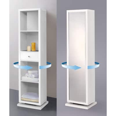 Buy Mirror Included Bathroom Cabinets Storage Online At