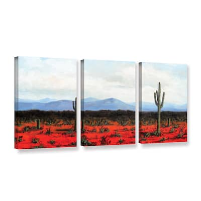 ArtWall 'Gene Foust's Volumes' 3-piece Gallery Wrapped Canvas Set