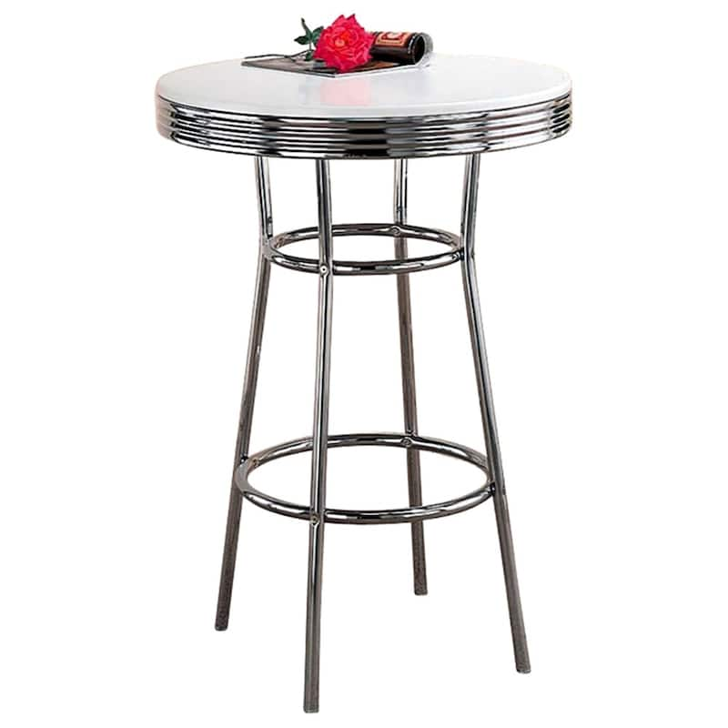 Haverstraw Nostalgic Retro Chrome Bar Set