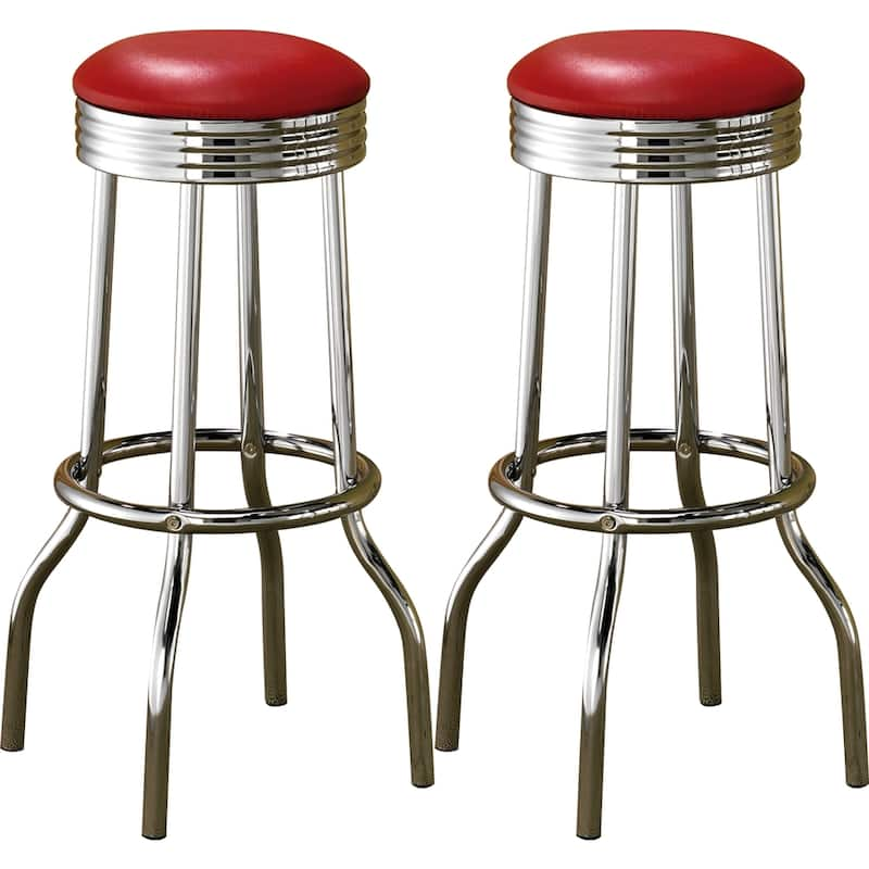 Haverstraw Nostalgic Retro Chrome Bar Set