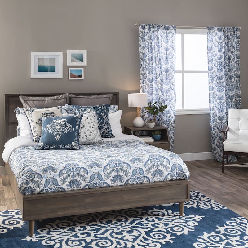 Andrew Charles Paisley Park Collection Damask Duvet Cover Set
