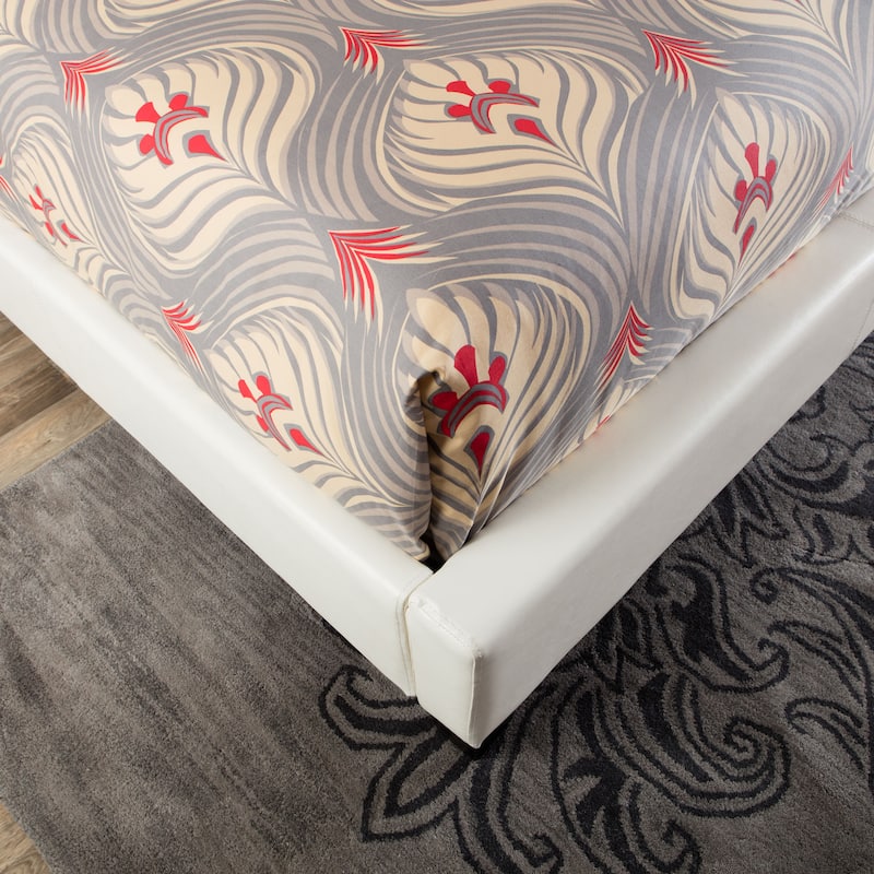Andrew Charles Ogee Collection Damask Baroque Cotton Duvet Cover Set