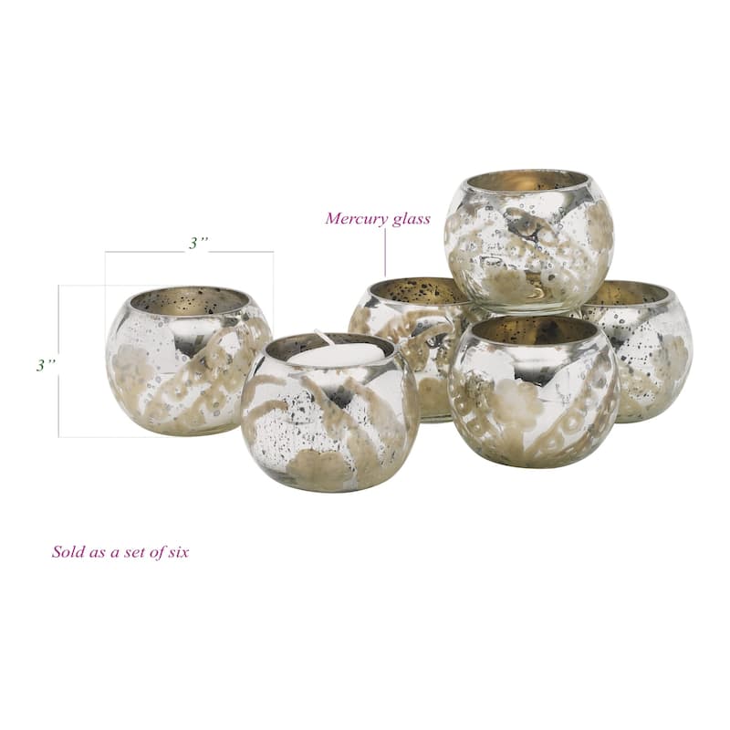 Smoky Mercury Votives (Set of 6)