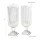 preview thumbnail 3 of 3, Etched Glass Wine Leg Hurricanes (Set of 2)