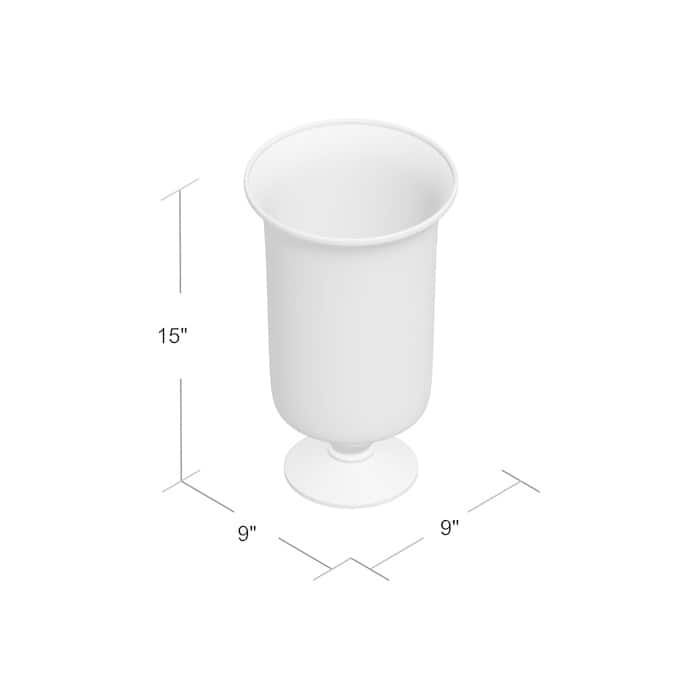 Turned Pedestal Base Hurricanes (Set of 2)