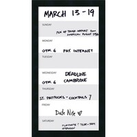 shop coffee vertical dry erase beige week calendar message board 14