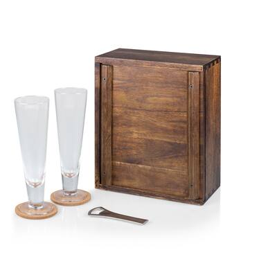 Picnic Time Pilsner Beer Gift Set for 2