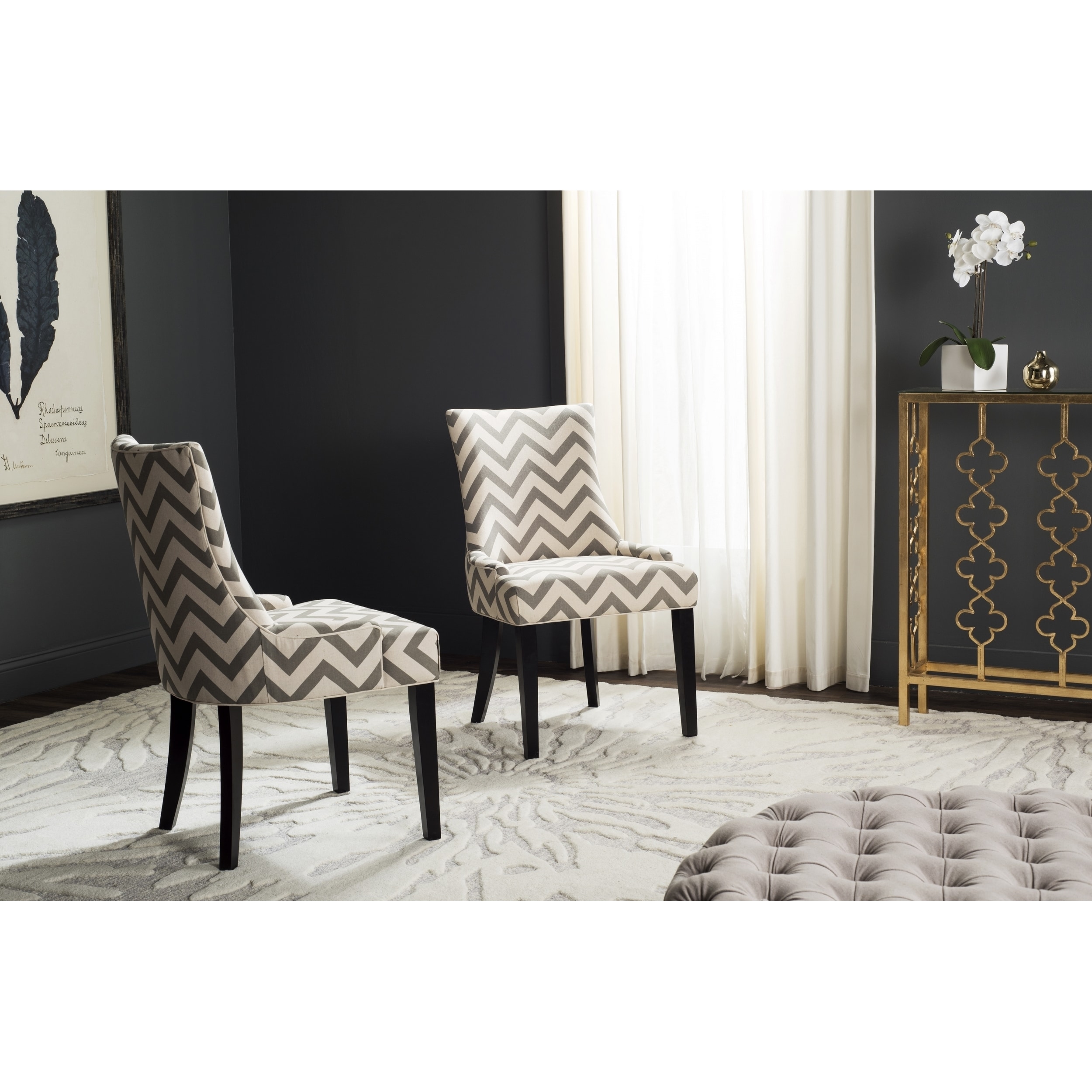 Zig Zag Zig Zag Ivory Chenille | Bassett Furniture