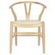 preview thumbnail 4 of 4, SAFAVIEH Mid Century Dining Aramis Natural/ Ivory Dining Chairs (Set of 2)