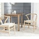 preview thumbnail 2 of 4, SAFAVIEH Mid Century Dining Aramis Natural/ Ivory Dining Chairs (Set of 2)