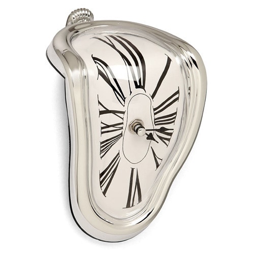 Modern Home Salvador Dali Inspired Melting Table/ Mantle Clock