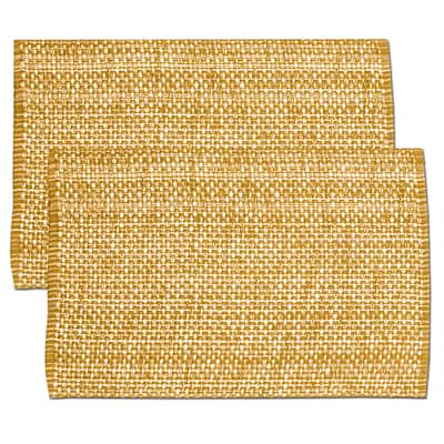 Trends Collection Orange Cotton Two-tone Placemats (2, 4 or 6)