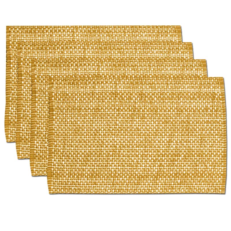 Trends Collection Orange Cotton Two-tone Placemats (2, 4 or 6)
