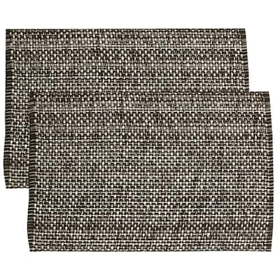 Trends Collection Chocolate Cotton Two-tone Placemats (2, 4 or 6)