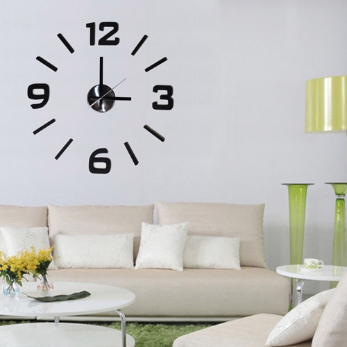 Shop Modern Home Self Adhesive Diy 3d Executive Wall Clock