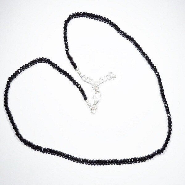 black gemstone necklace