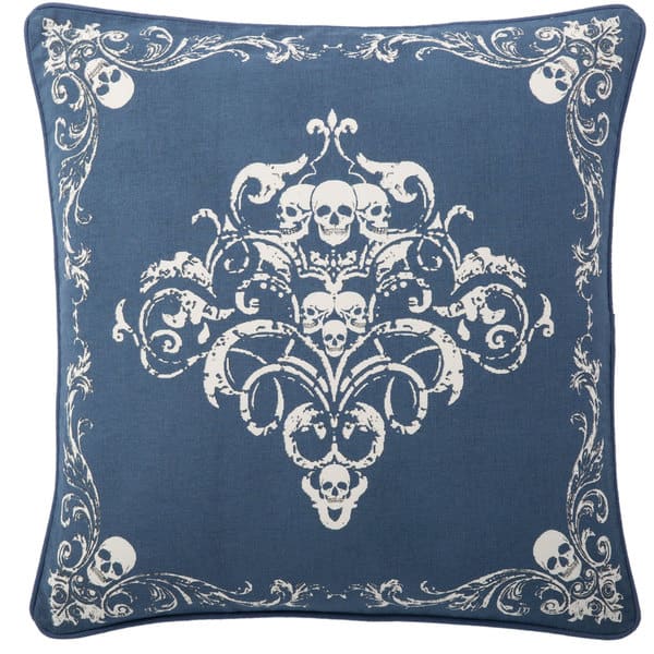slide 2 of 11, Andrew Charles Paisley Park 20-inch Ornamental Skull Print Throw Pillow