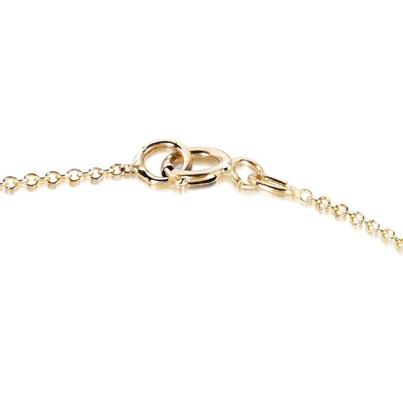 Annello by Kobelli 14k Yellow Gold 1/4ct Diamond Solitaire Bezel Bracelet