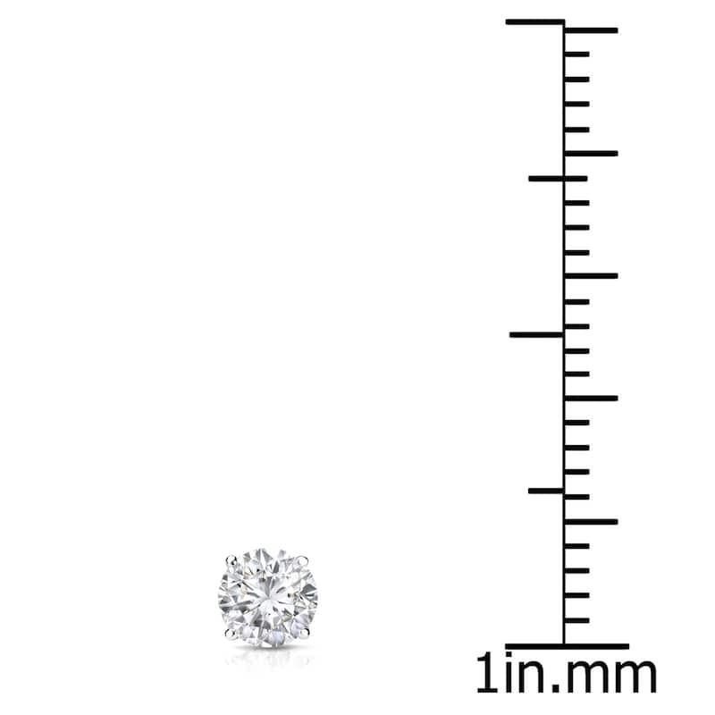 Auriya 14k Gold 1/4ct TDW Round SINGLE STUD (1) Diamond Earring