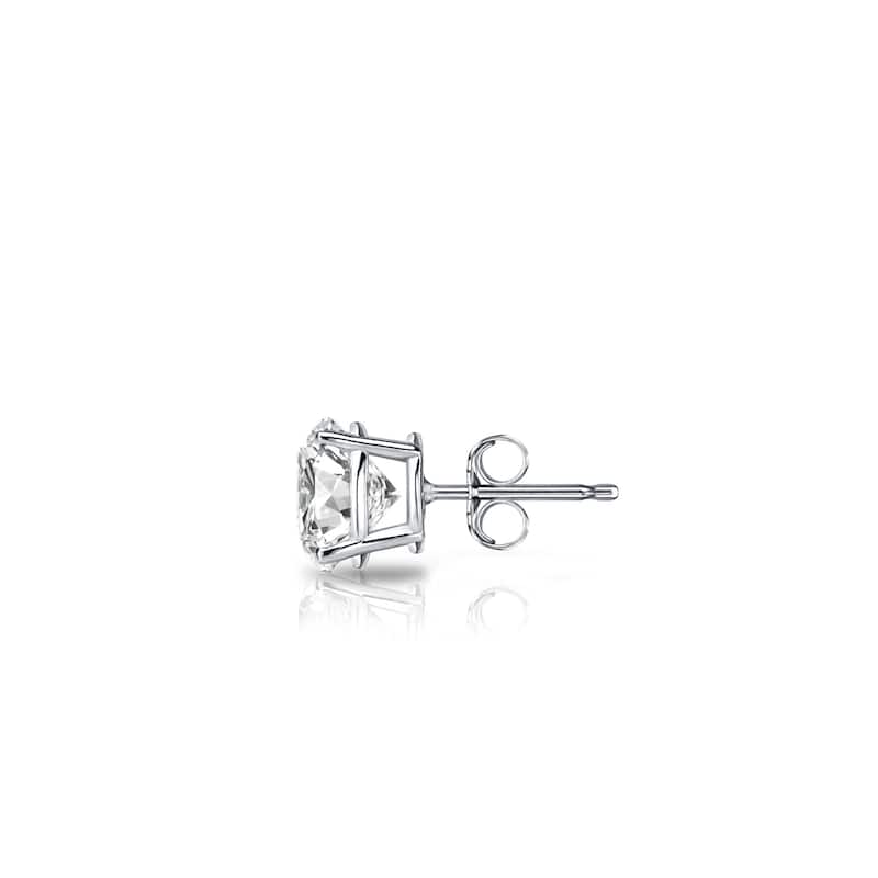 Auriya 1/4ctw Round SINGLE STUD (1) Diamond Earring 14k Gold