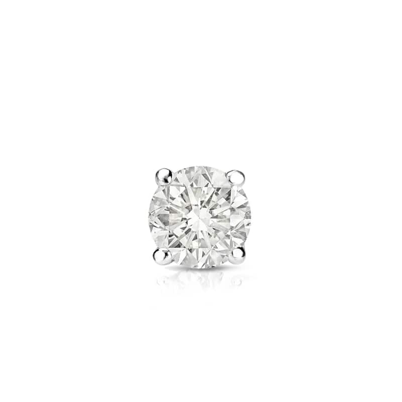 Auriya 1/4ctw Round Diamond SINGLE STUD (1) Earring 14k Gold