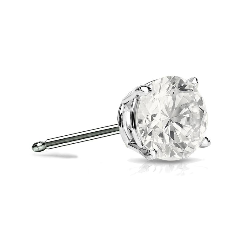 Auriya 1/4ctw Round Diamond SINGLE STUD (1) Earring 14k Gold