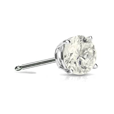 Auriya 1/4ctw Round Diamond SINGLE STUD (1) Earring 14k Gold