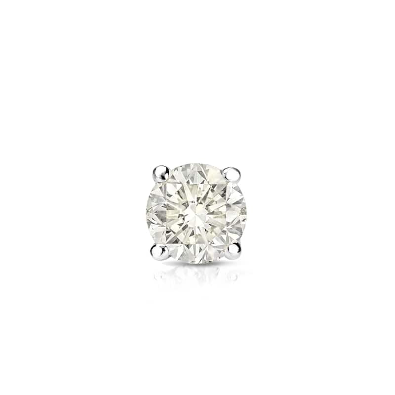 Auriya 1/4ctw Round Diamond SINGLE STUD (1) Earring 14k Gold