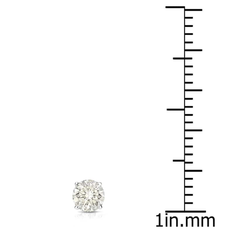 Auriya 1/4ctw Round Diamond SINGLE STUD (1) Earring 14k Gold