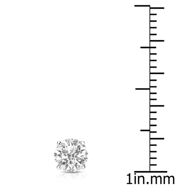 Auriya 1/2ctw Round SINGLE STUD (1) Diamond Earring 14k Gold