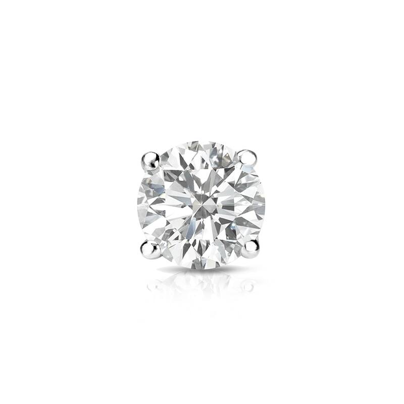 Auriya 1/2ctw Round SINGLE STUD (1) Diamond Earring 14k Gold