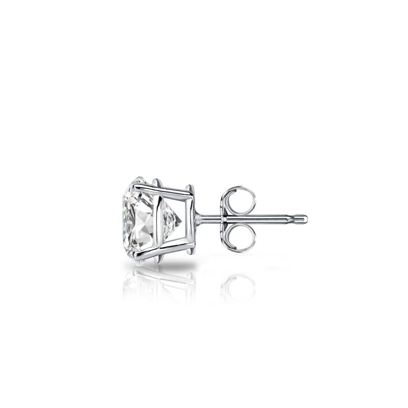 Auriya 1/2ctw Round SINGLE STUD (1) Diamond Earring 14k Gold