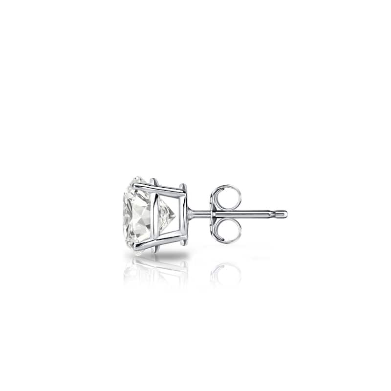Auriya 1/3ctw Round SINGLE STUD (1) Diamond Earring 14k Gold