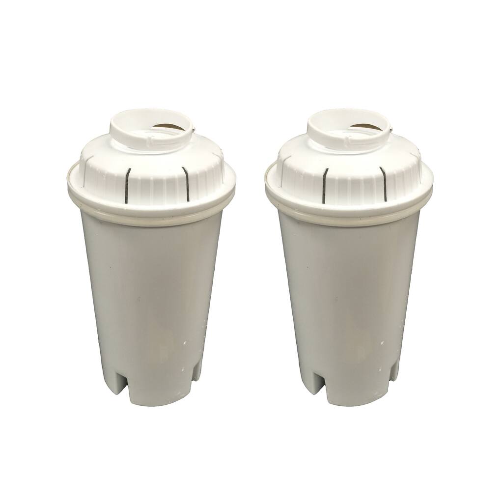 2 Brita Water Filter Replacements Fit Pitchers and Dispensers - White