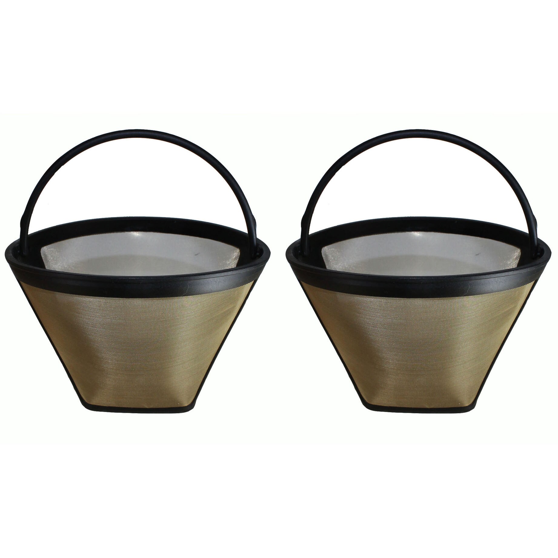 4 Washable & Reusable Coffee Filters 4 Cone Fit Black & Decker