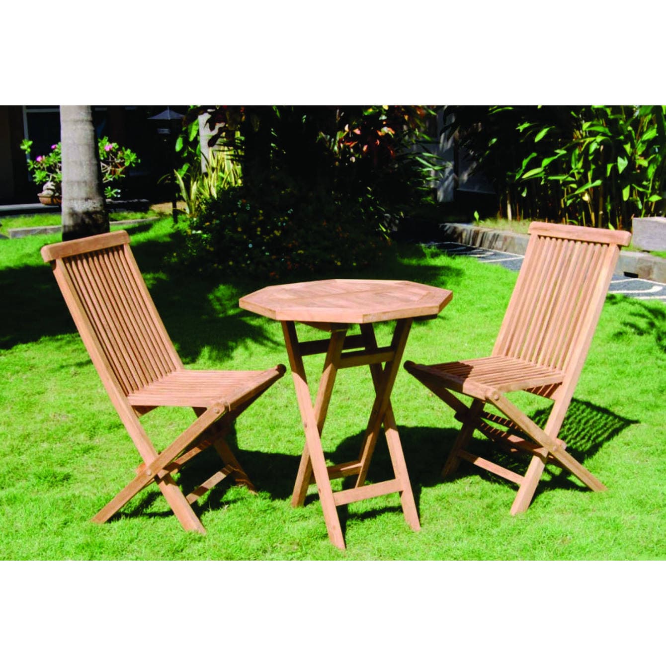 Teak Folding Table And Chairs