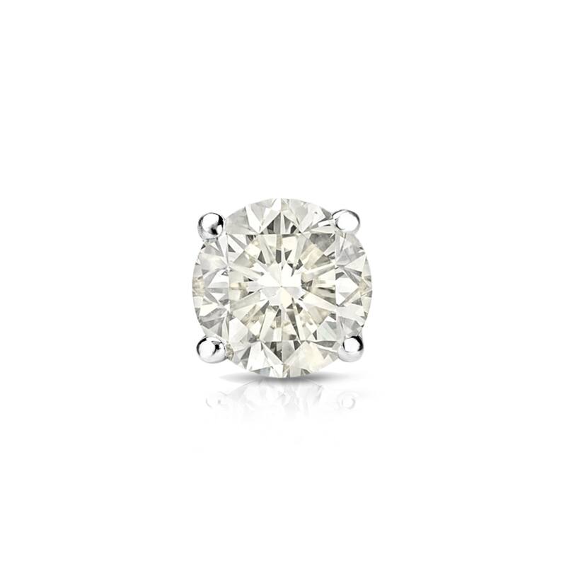 Auriya 1/2ctw Round SINGLE STUD (1) Diamond Earring 14k Gold