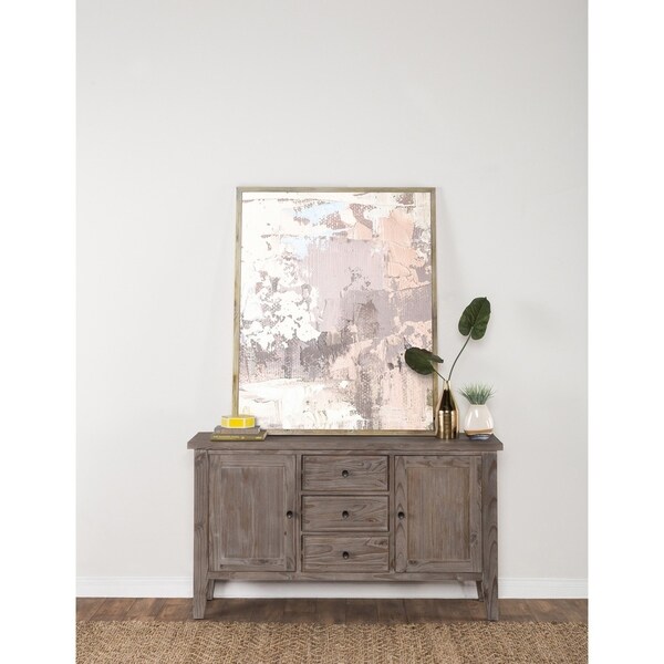 Aubrey Rustic Grey 65-inch Buffet by Kosas Home